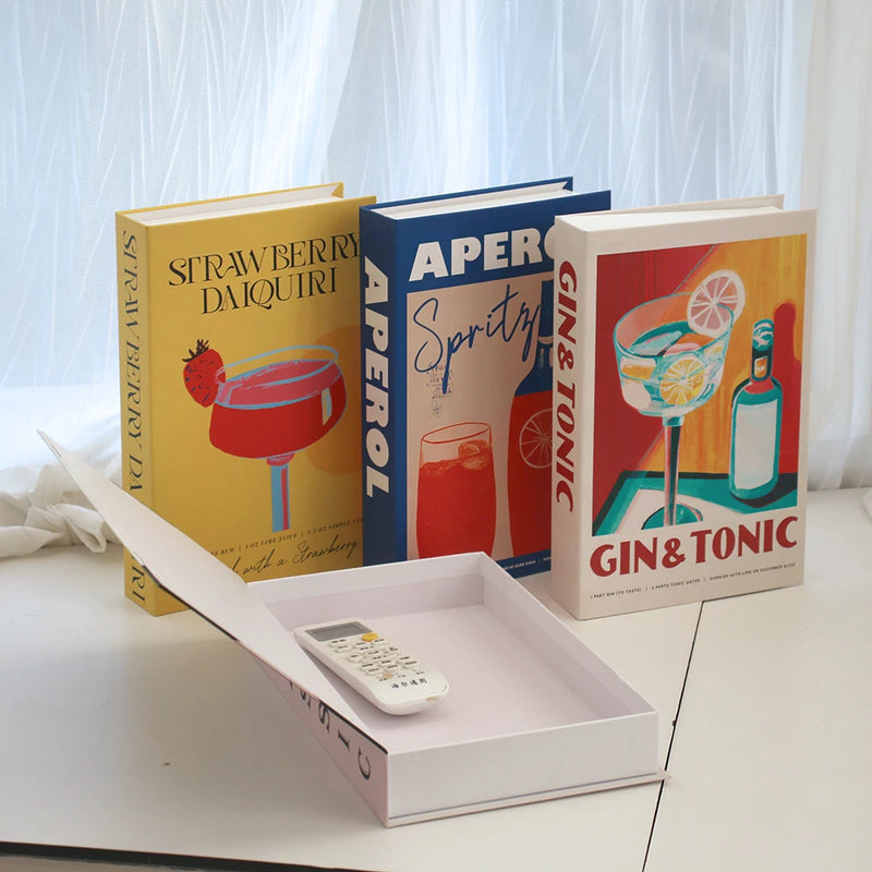 Livro decorativo caixa - Drinks