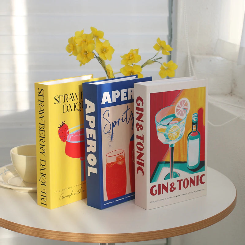 Livro decorativo caixa - Drinks